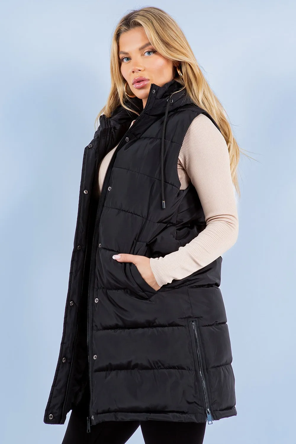 Klayton Long Puffer Vest BESTSELLER