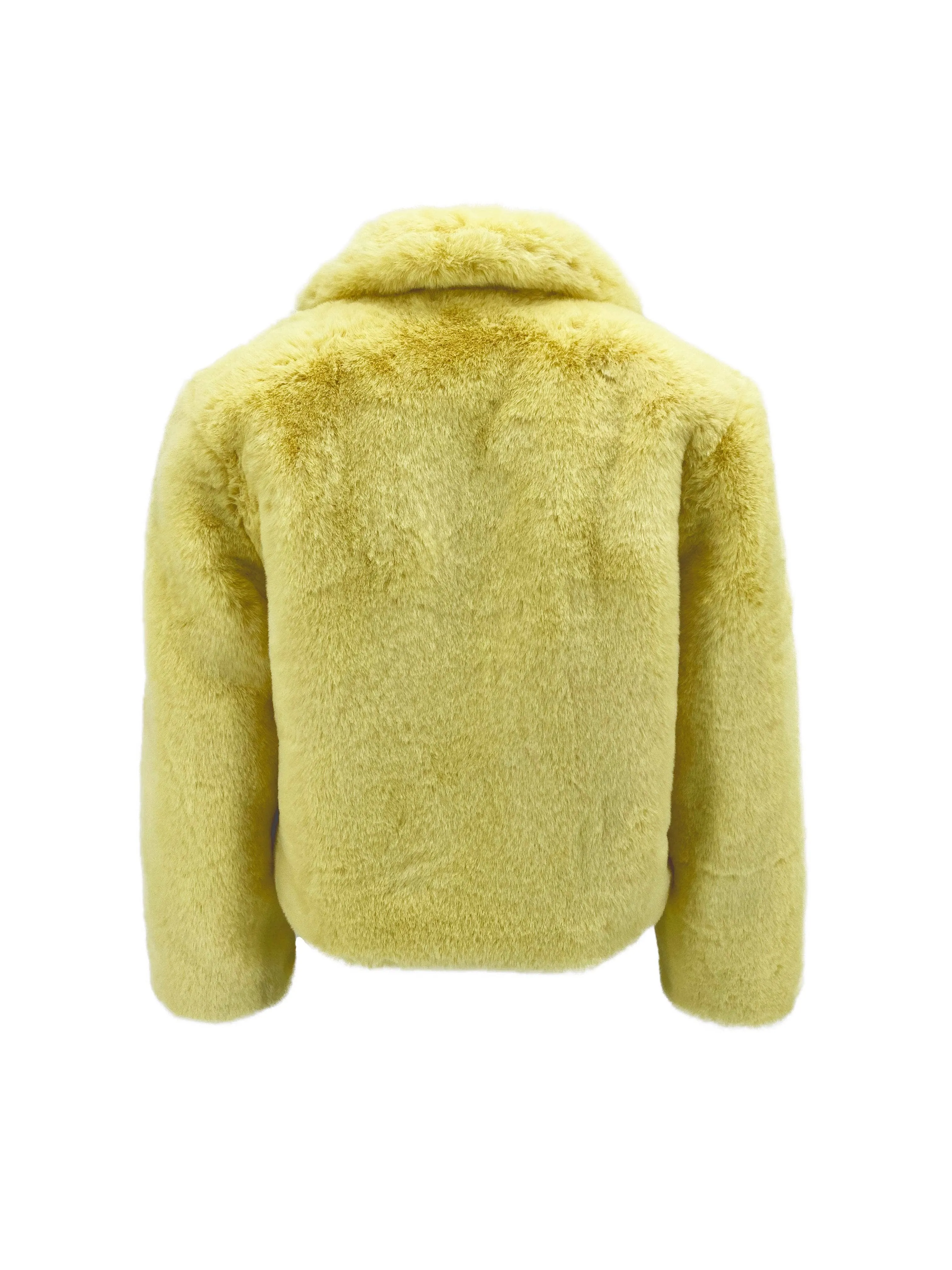 Little Miss Sunshine Faux Fur Jacket