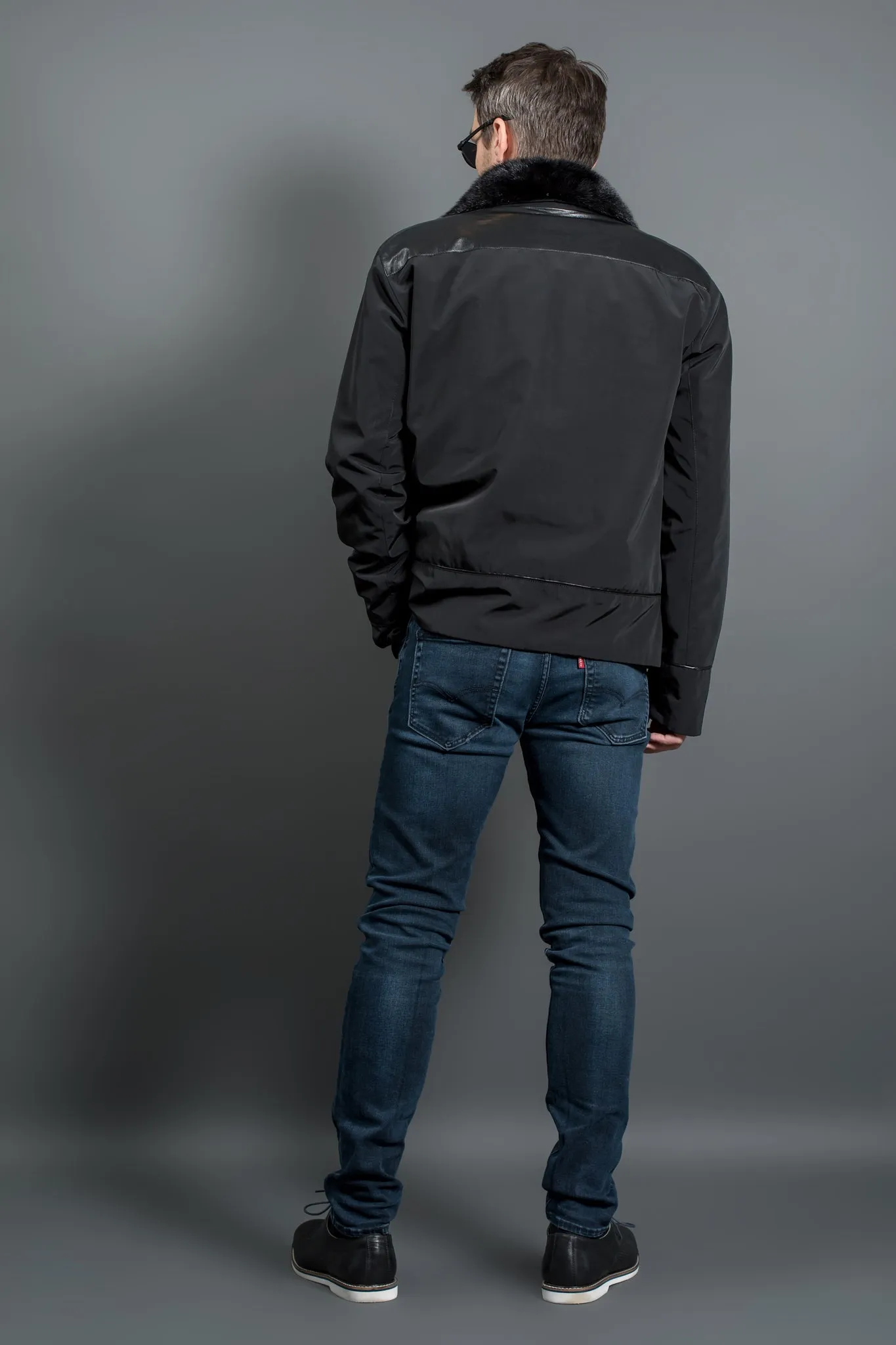 Men's mink fur jacket