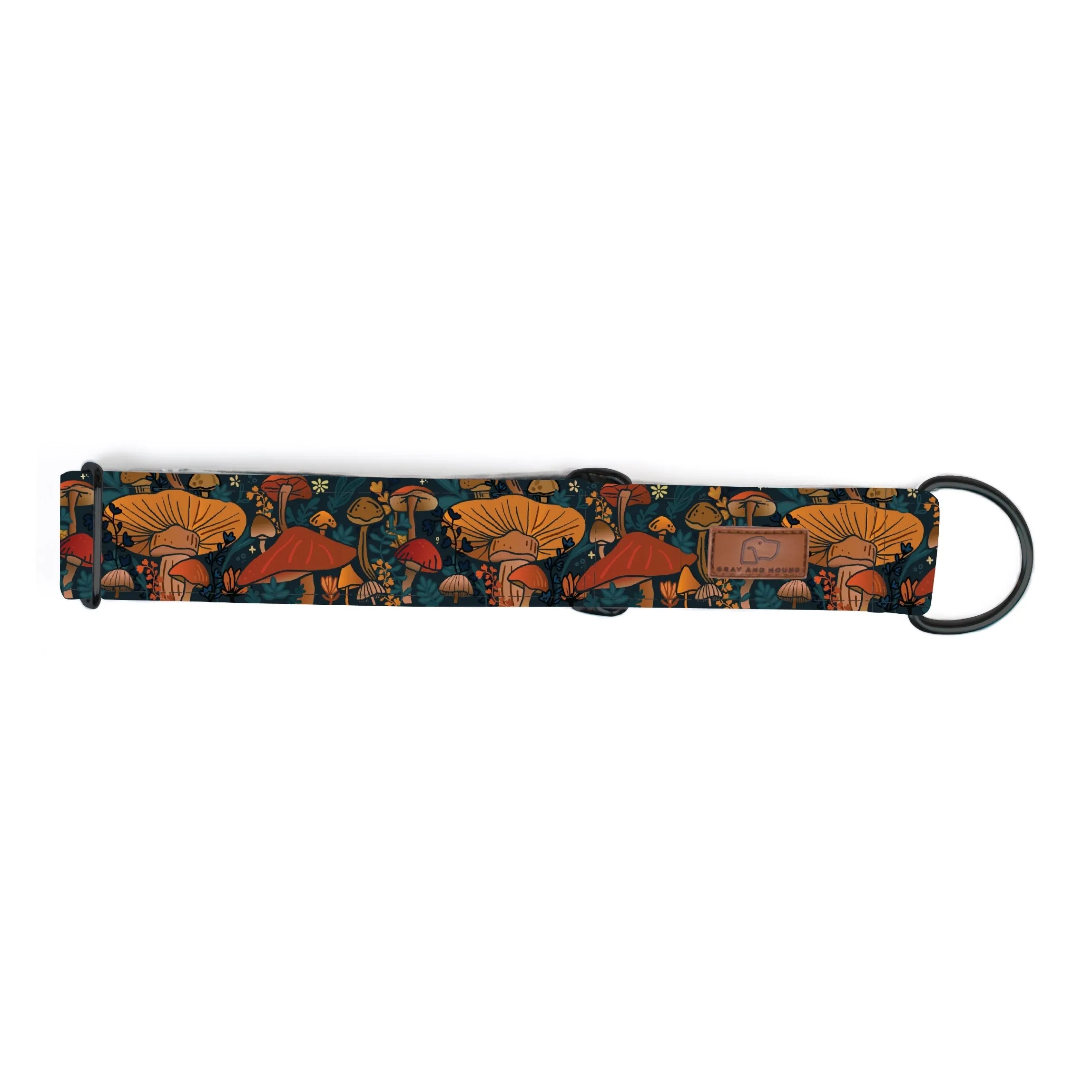 Midnight Mushroom Dog Collar