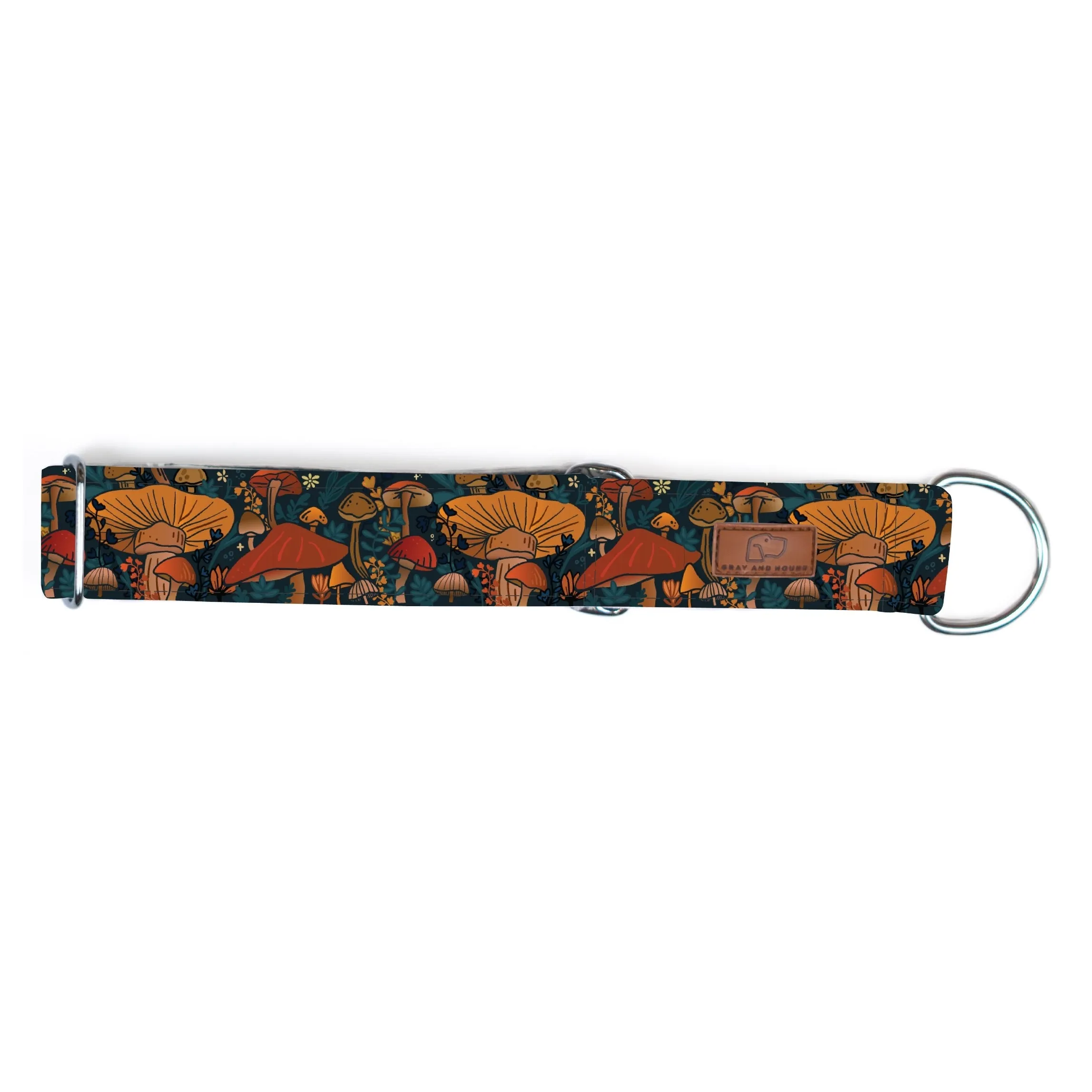 Midnight Mushroom Dog Collar