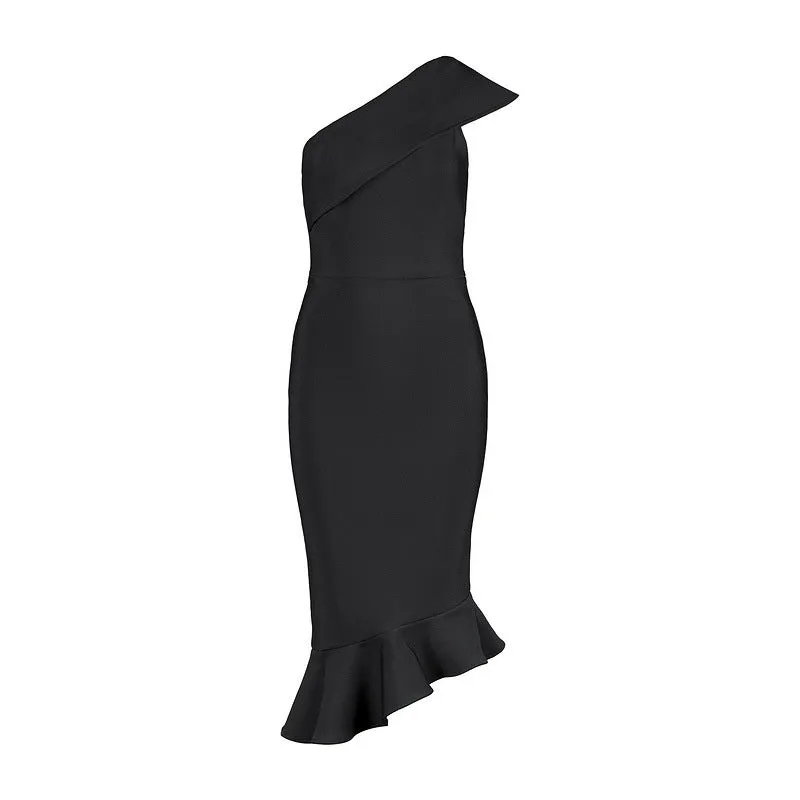 New style one shoulder dress sexy style Bodycon dress