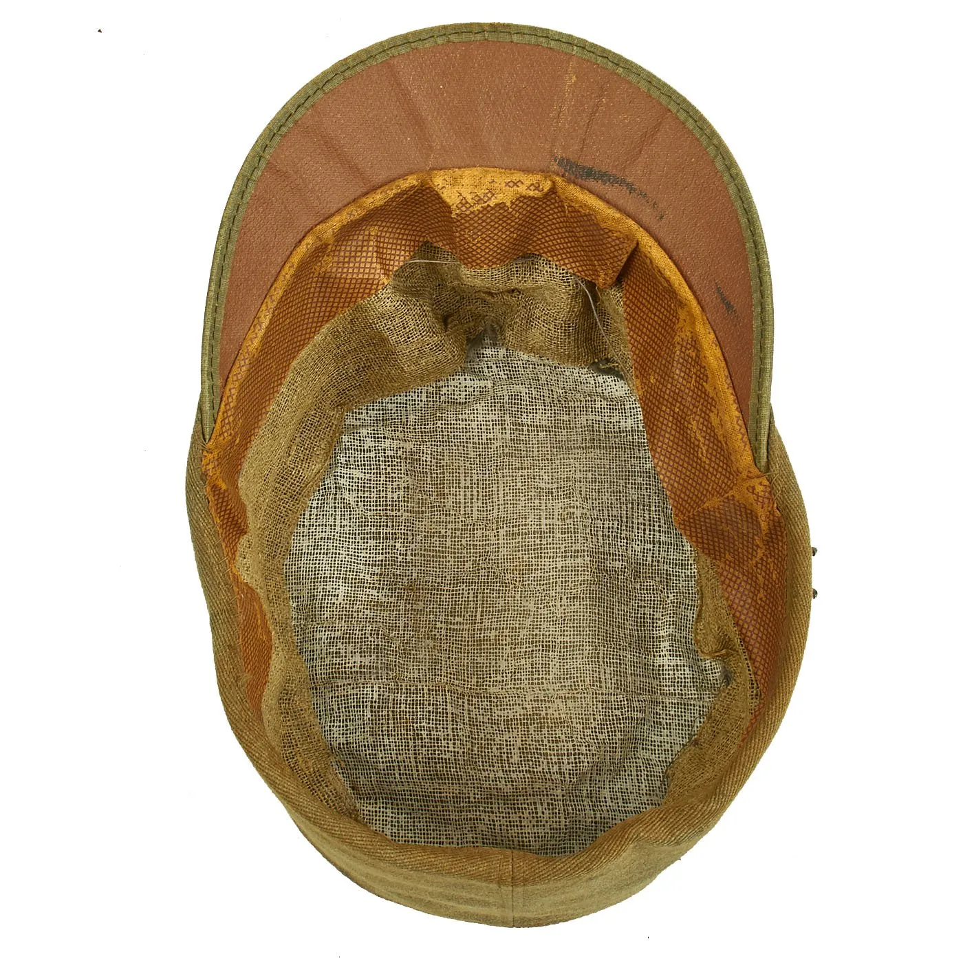 Original Austrian WWI Mountain Infantry Officer M1915 Field Cap with Edelweiss Pin - Landesschützen