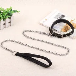 PAWS ASIA Suppliers Custom Waterproof Long Luxury Dog Leash Chain With Collar Set