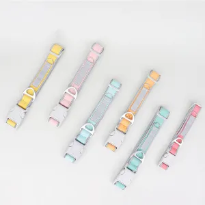 PAWS ASIA Wholesale Bulk Eco Friendly Suede Unique Reflective Stylish Heavy Duty Dog Collar