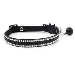 PAWS ASIA Wholesale Pet Accessories Breakaway Luxury Rhinestone Dog Cat Collar With Bells