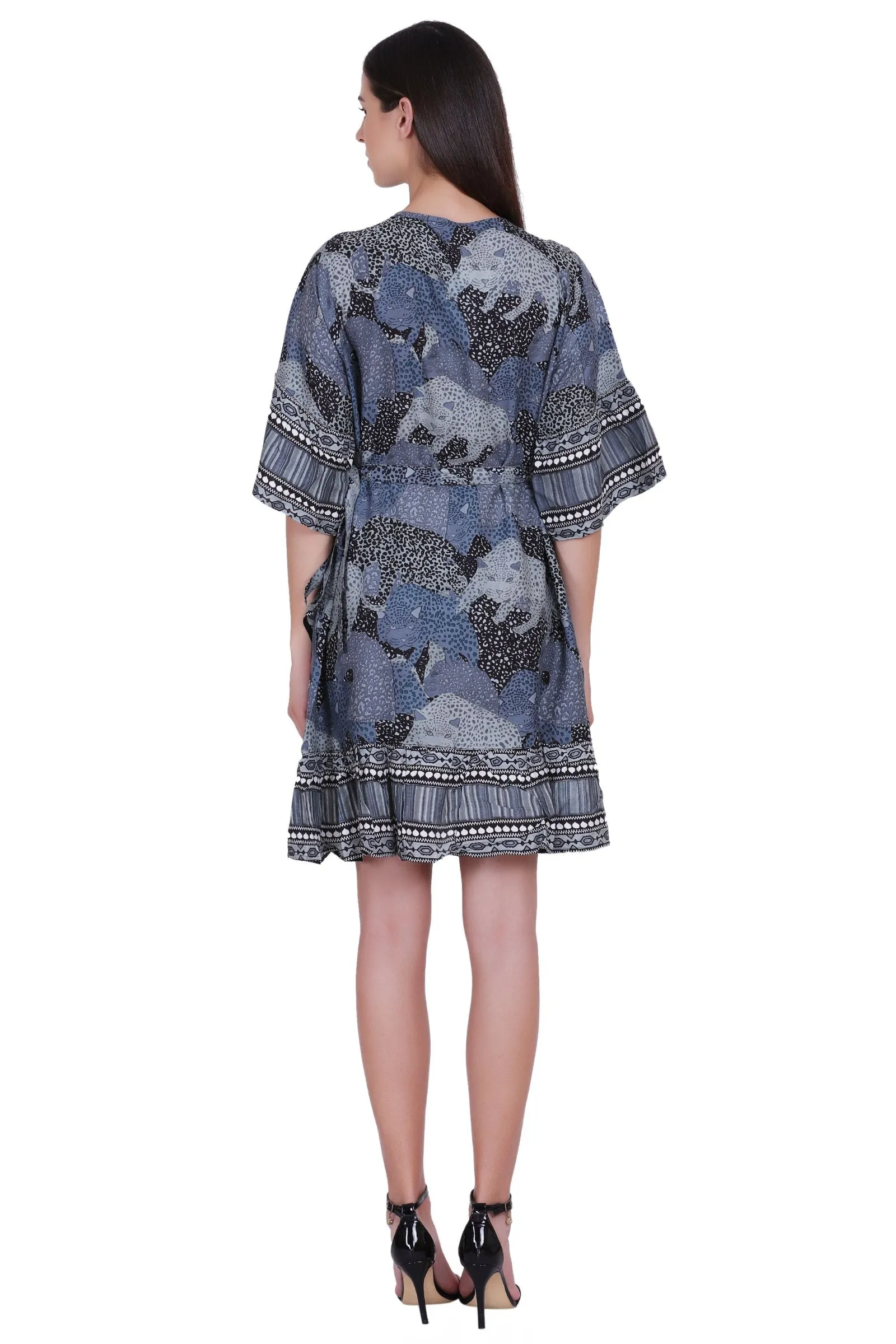 Printed Wrap Dress 262103