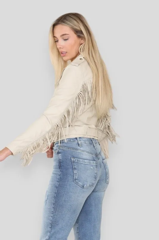 PU Tassel Jackets