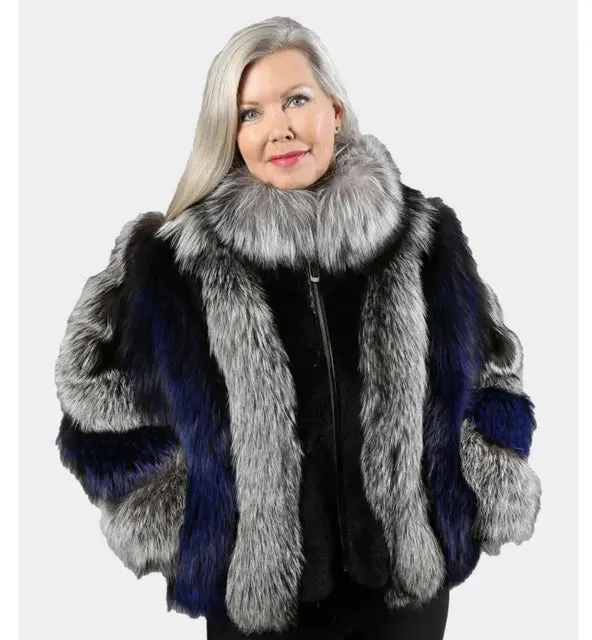 Qurlmae Real Fox Fur Jacket