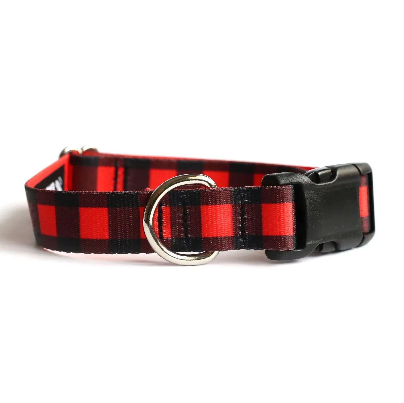 Red Buffalo Plaid Dog Collar