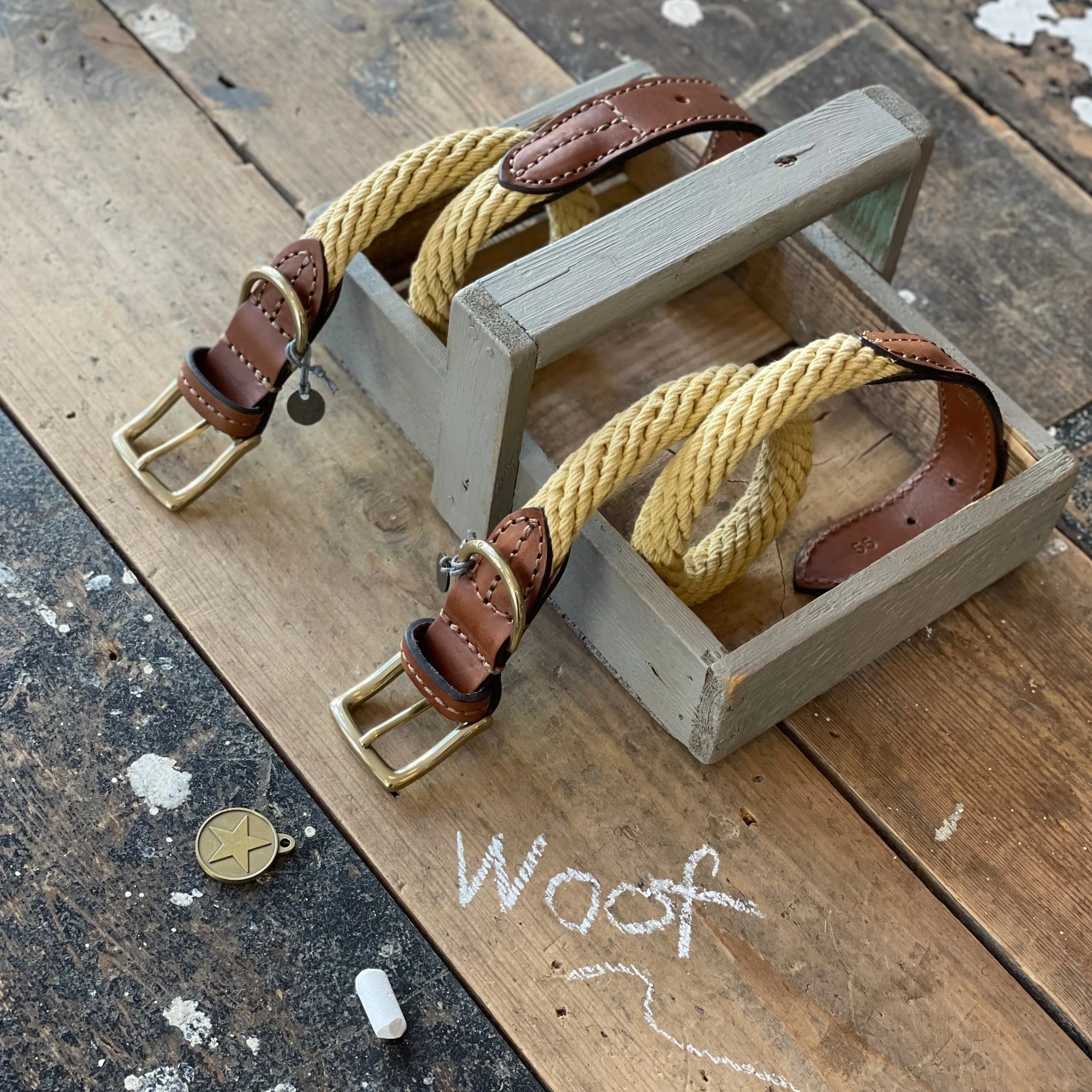 Rope Dog Collar