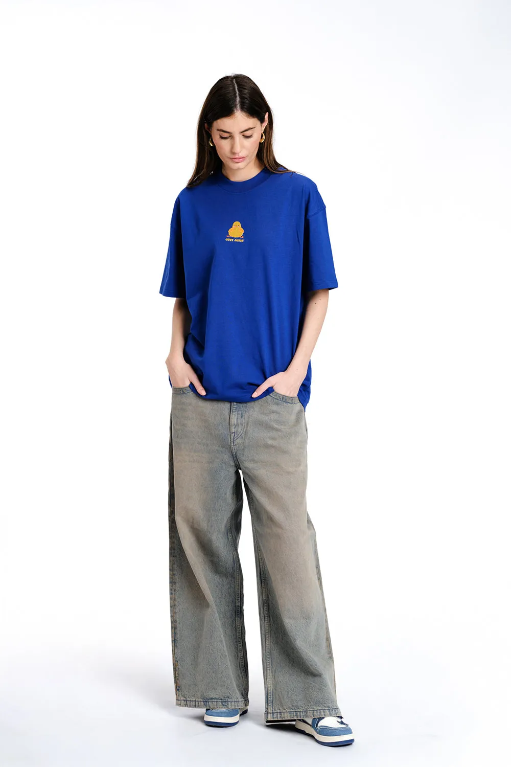Serving Looks Embroidered Premium Oversized T-shirt