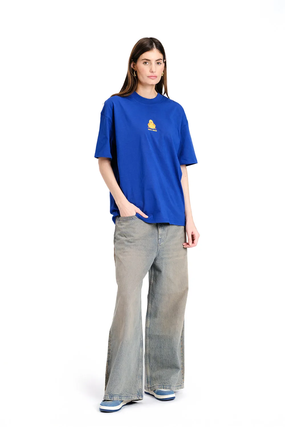 Serving Looks Embroidered Premium Oversized T-shirt