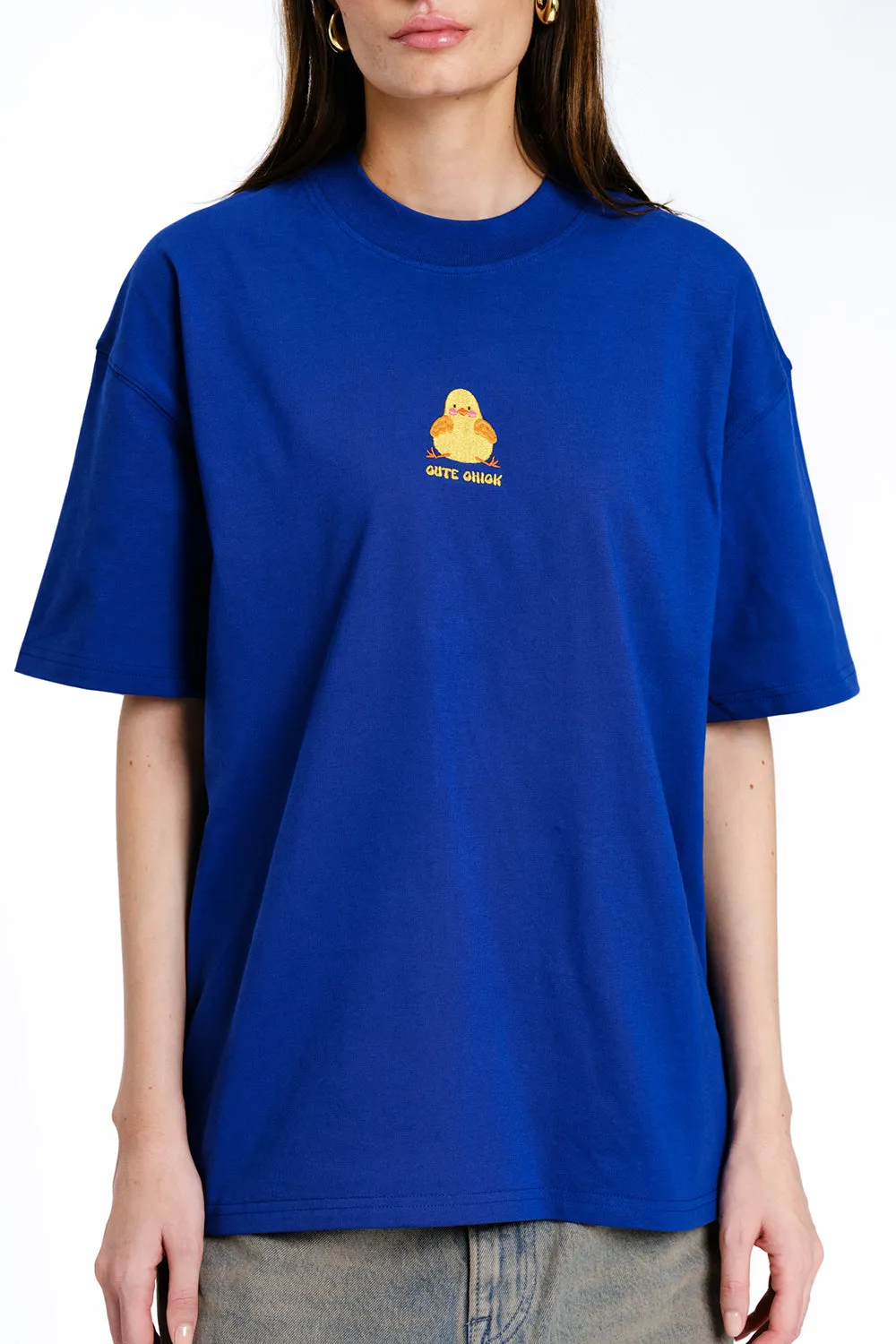 Serving Looks Embroidered Premium Oversized T-shirt