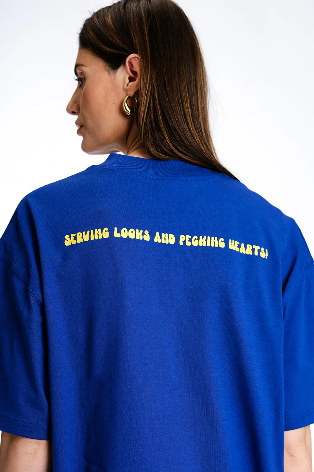 Serving Looks Embroidered Premium Oversized T-shirt