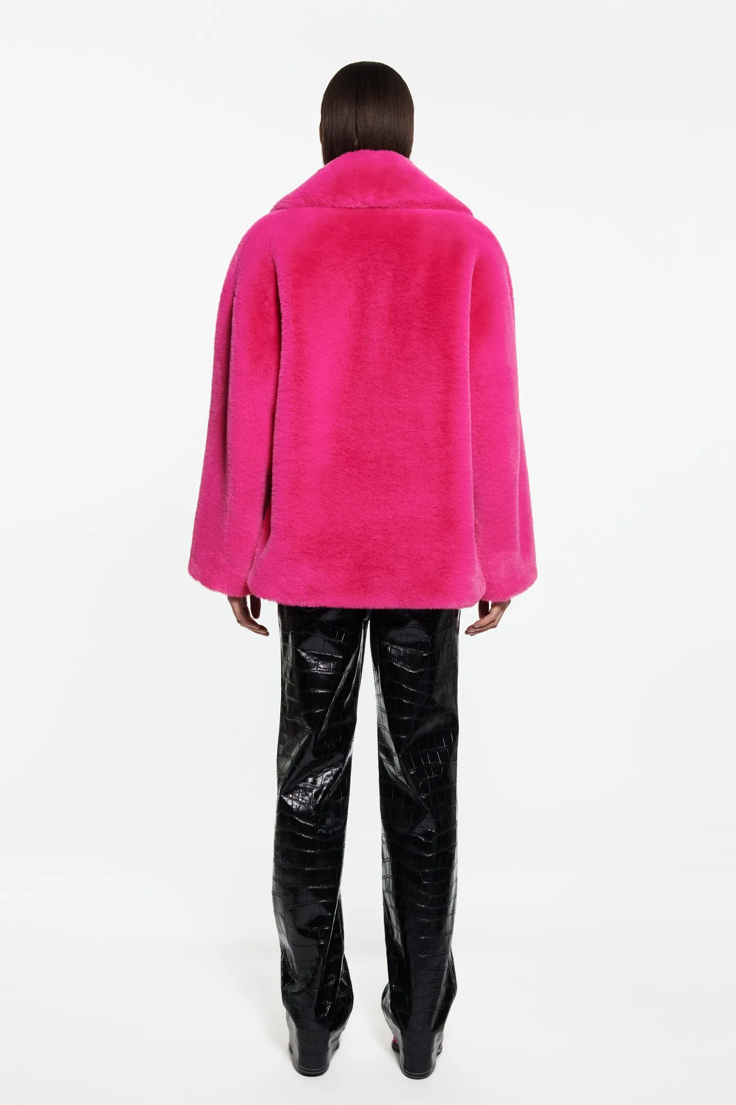 Stand Studio - Savannah Jacket: Fuchsia