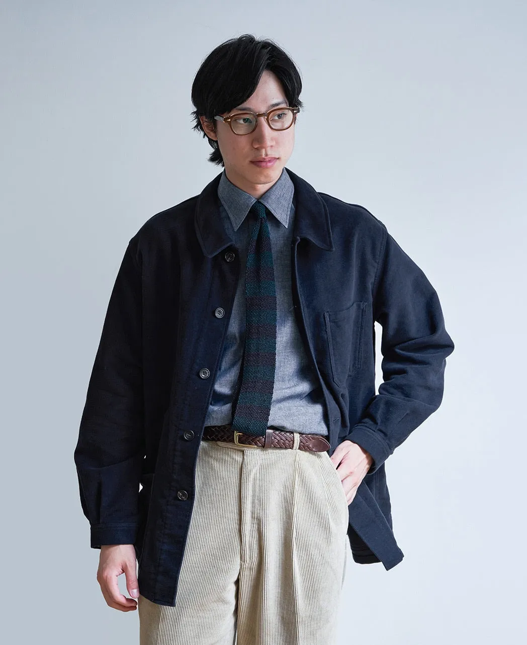 TOKYO SLIM FIT - Straight Point Chambray