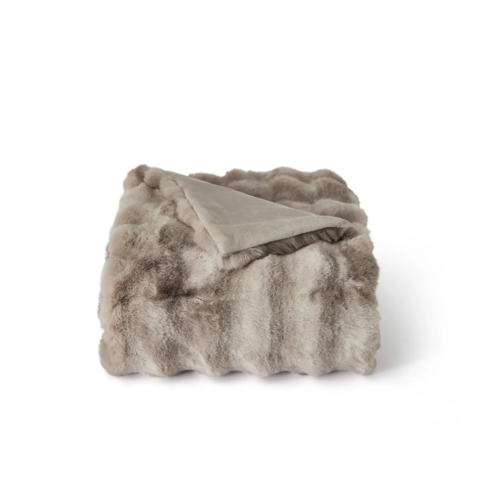 Ultra-Plush Bubble Faux Fur Blanket