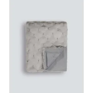 Valentina Grey Throw (Faux Fur)