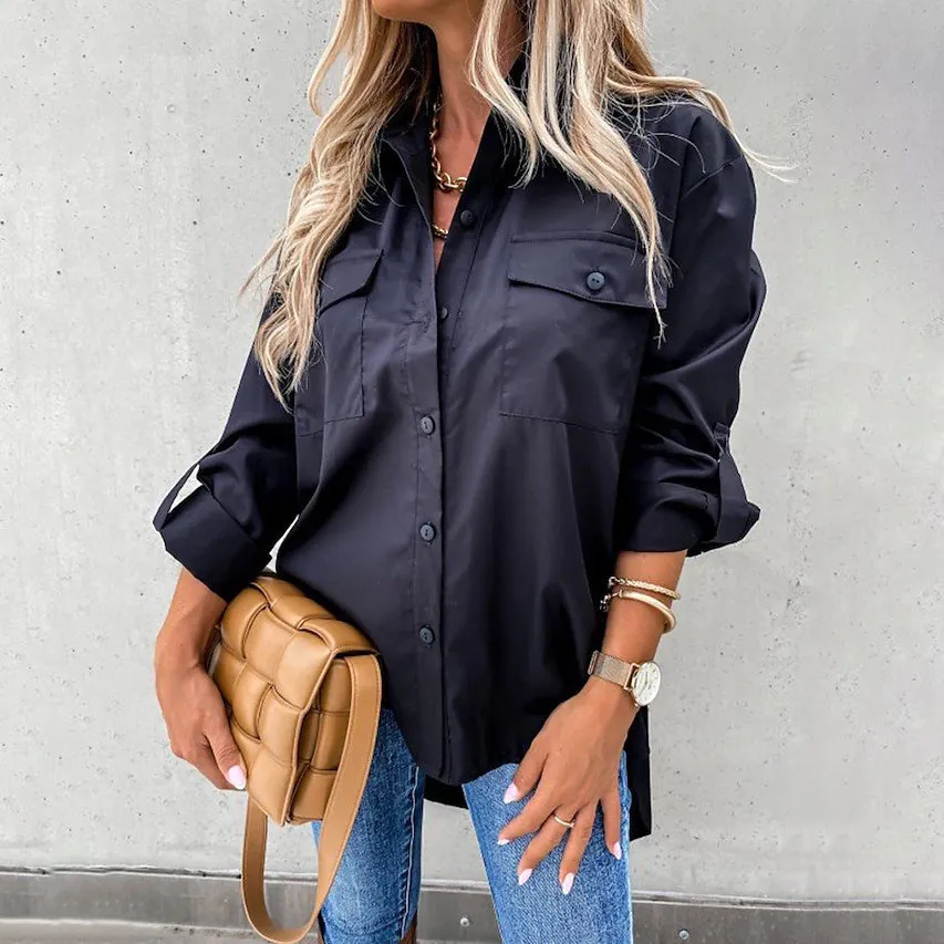 Women's Casual Collar Tunic Shirt