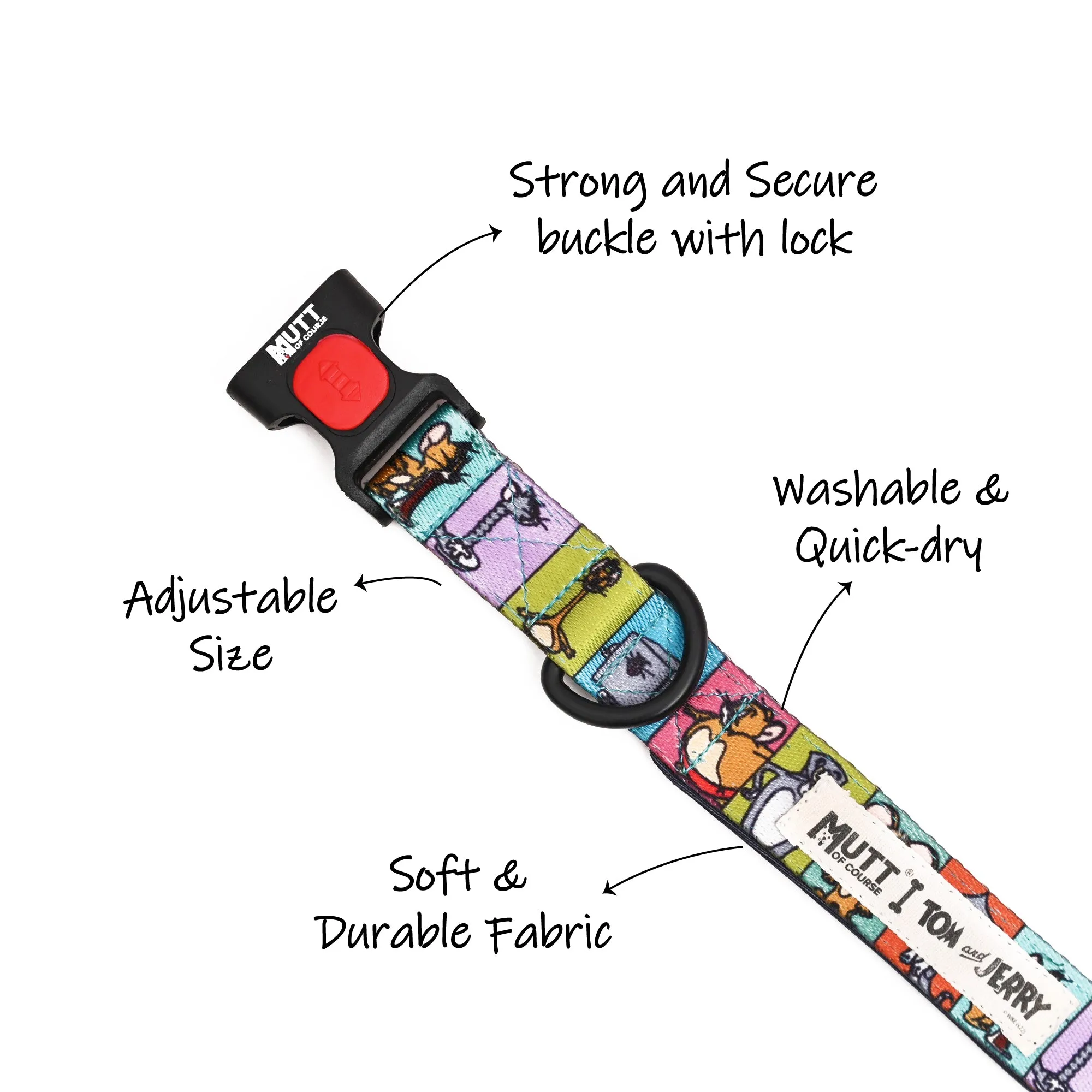 Woofy Poses Collar   Leash Set